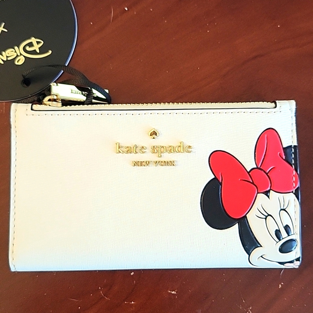 NWT Kate Spade Minnie Mouse Wallet
